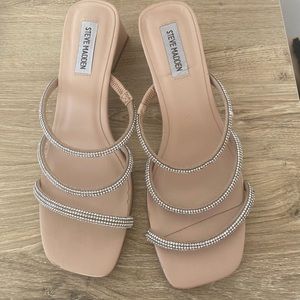 Steve Madden crystal sandals